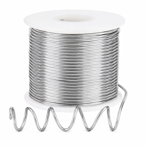 30m aluminiumdraht 2mm - aluminiumdraht, silber