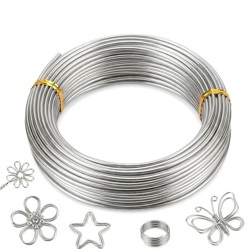 Basteldraht 1mm silber - 1mm,