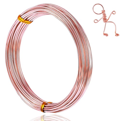 Basteldraht 1mm 28m rosa - x,
