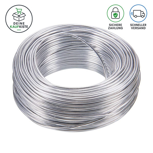 Aluminiumdraht 2mm 55m silber - 2mm,